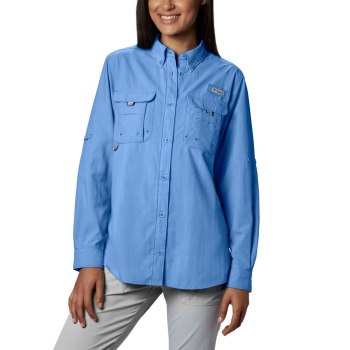 Columbia Overhemd Dames, PFG Bahama Long Sleeve Wit, 52UHYJZQX